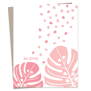 Sansei Monstera Greeting Card