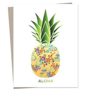 Sansei Pineapple Greeting Card