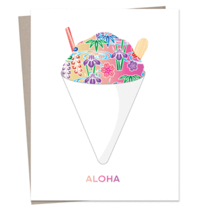 Sansei Shave Ice Greeting Card