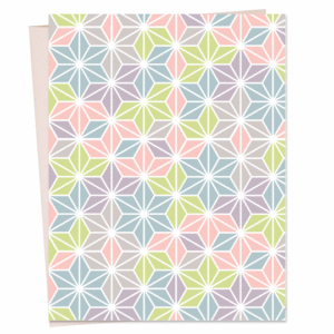 Yume Asanoha Greeting Card