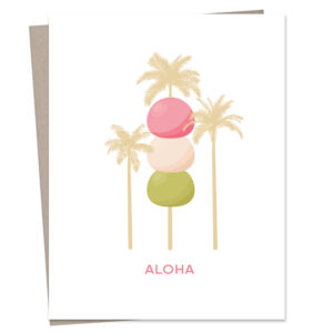 Sansei Dango Mochi Greeting Card
