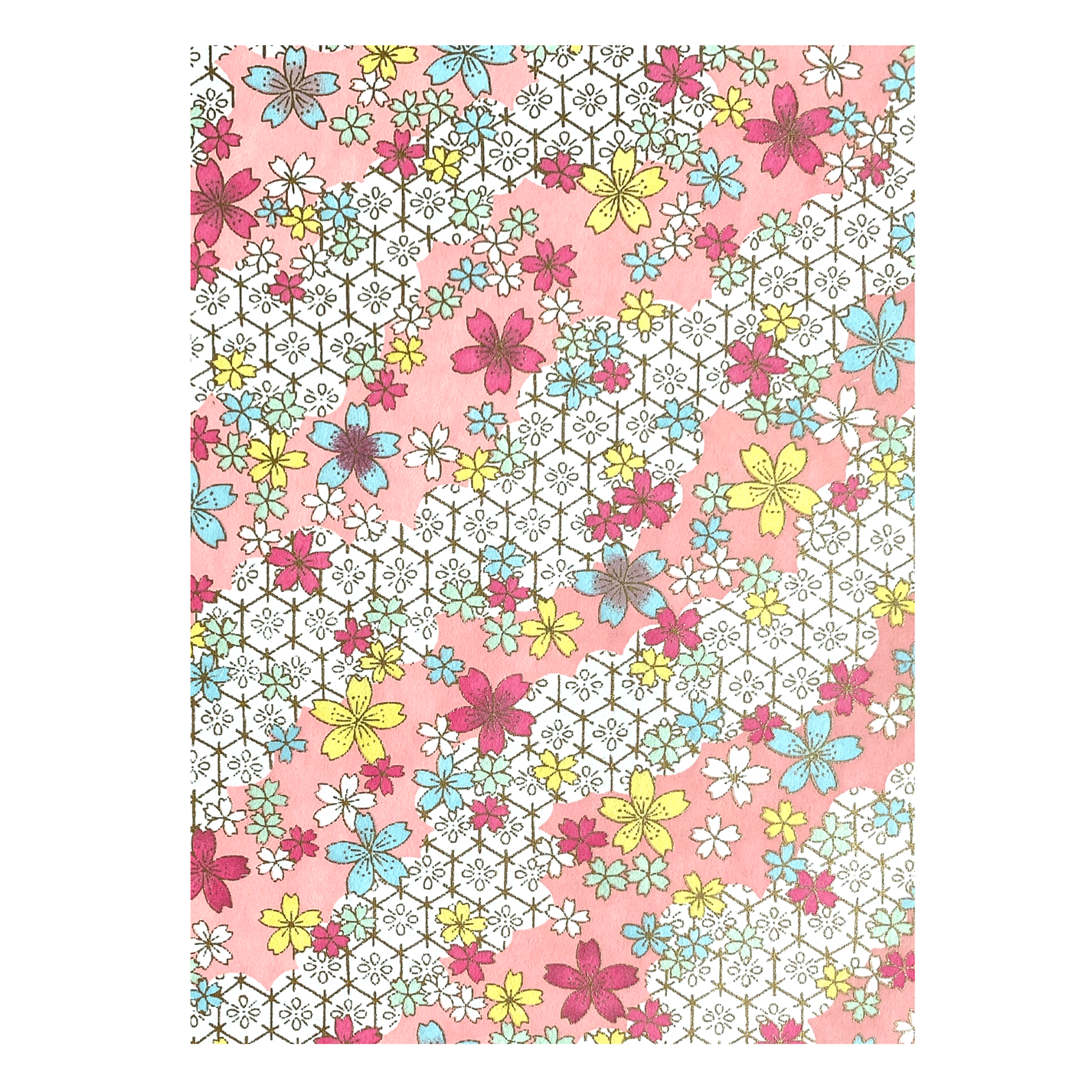 ETSUKO Single Washi Note Card - Emi Ink