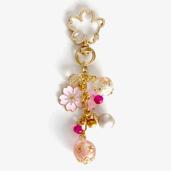 Sakura Glam Keychain - Emi Ink