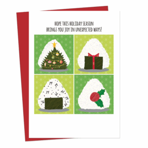 Festive Musubi Greeting Card (5x7)