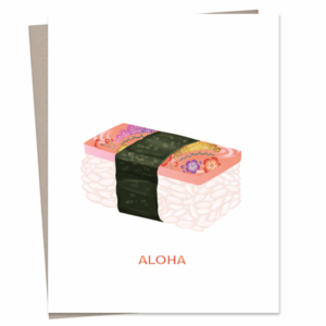 Sansei Okinawan Spam Musubi II Greeting Card