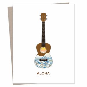Sansei Ukulele Greeting Card