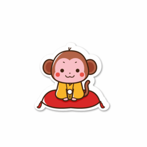 ZODIAC MONKEY Decal