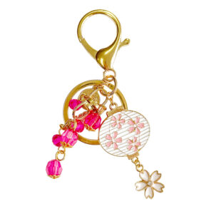 Sakura lantern charm keychain by love MIREI for Emi Ink