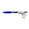 hinabunniescharmpen_full Hina bunnies charm pen side view showing pastel bunny charm and bead details on Pilot Juice pen