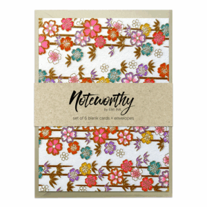 KEIKO PEARL Washi Note Card Set