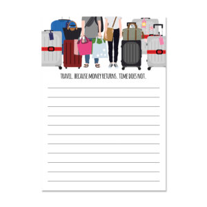 IKIMASHOU! SHOP HARD 5x7 Notepad