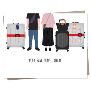 IKIMASHOU! Travel Often Greeting Card