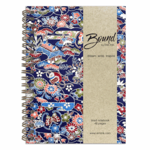 KENICHI (Navy) Washi Notebook