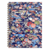 kenichinavy_washinotebook2 Kenichi Navy washi notebook cover showing Okinawan-inspired motifs on deep navy chiyogami paper