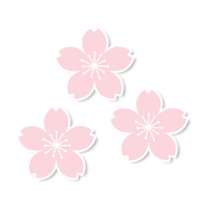 SAKURA BLUSH TRIO Mini Decals