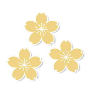 SAKURA DANDELION TRIO Mini Decals