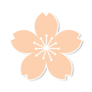 SAKURA PEACH Decal
