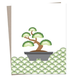 Sansei Goya Bonsai Greeting Card