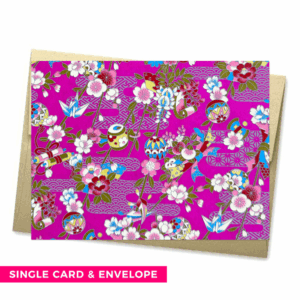 KIKO Single Washi Note Card