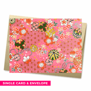HARUKA Single Washi Note Card