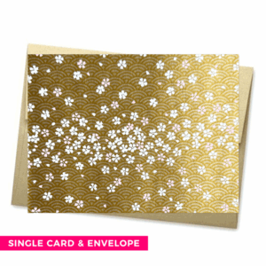 SAYURI Single Washi Note Card