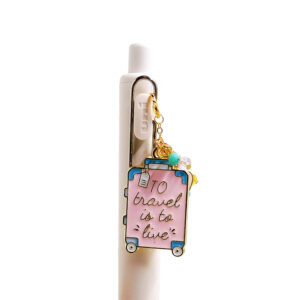 To Travel Is To Live Charm Pen