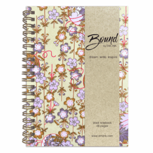 YUNA LAVENDER Washi Notebook