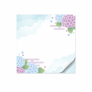 Cloud and Bloom AJISAI Sticky Notes