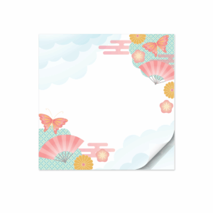Cloud and Bloom BUTTERFLY Sticky Notes