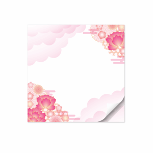 Cloud and Bloom PEONY Sticky Notes