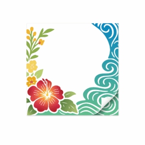 Island Whispers HIBISCUS Sticky Notes