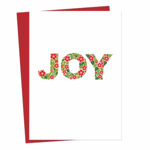 Joy In Bloom Greeting Card (5x7)