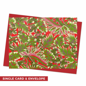 Aka No Mori Single Washi Note Card
