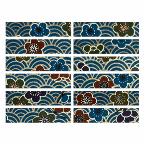 MASAMI TEAL Washi Tape Strips