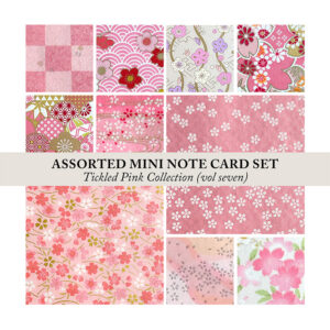 Tickled Pink Vol. 7 Assorted Mini Washi Note Card Set