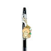 Sweet Pup Charm Pen with enamel dog charm, soft blue beads, pink enamel heart, and gold-plated accents