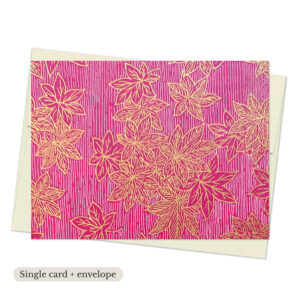 Kin Momiji Single Washi Note Card